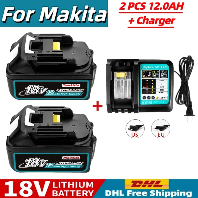 BL1850 For Makita 18V Battery 18650 Lithium-ion Cell Suitable For Makita Power ToolS BL1860 BL1830 LXT400 Rechargeable Battery