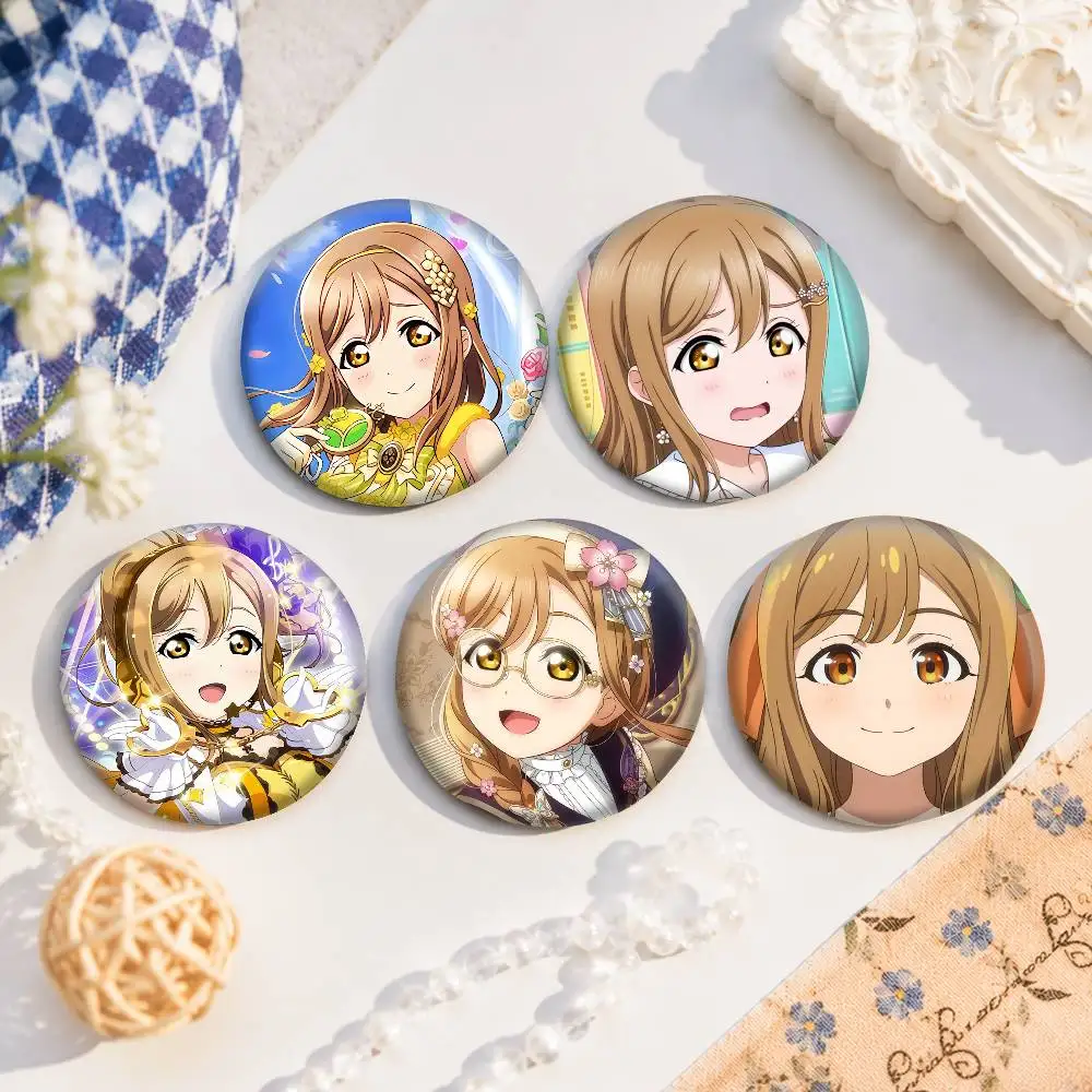 A-h-Hanamaru Kunikida Anime Round Badges, Brooches, Clothing Accessories, Birthday Gifts, Anime Conventions