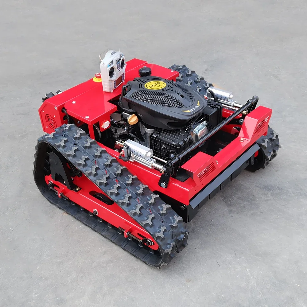 In stock! Fast delivery! High quality CE certified 196cc crawler remote control lawn mower for sale