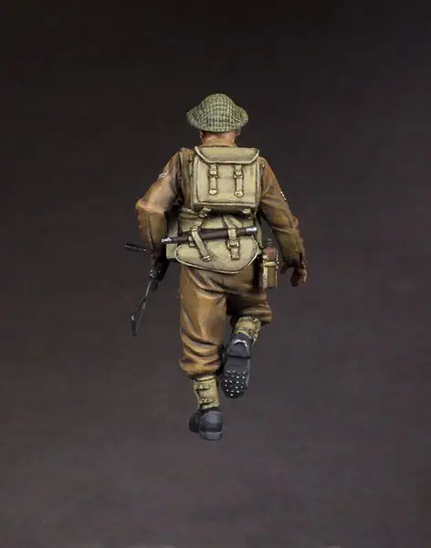 Figura modelo de resina 1/35 GK, kit desmontado e sem pintura