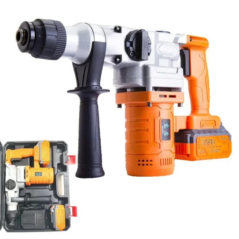 

Hot New Product Factory Price 21V Cordless Electric Tool 26mm Lithium Hammer Drill Concrete Wood Drilling Electric Tool Set