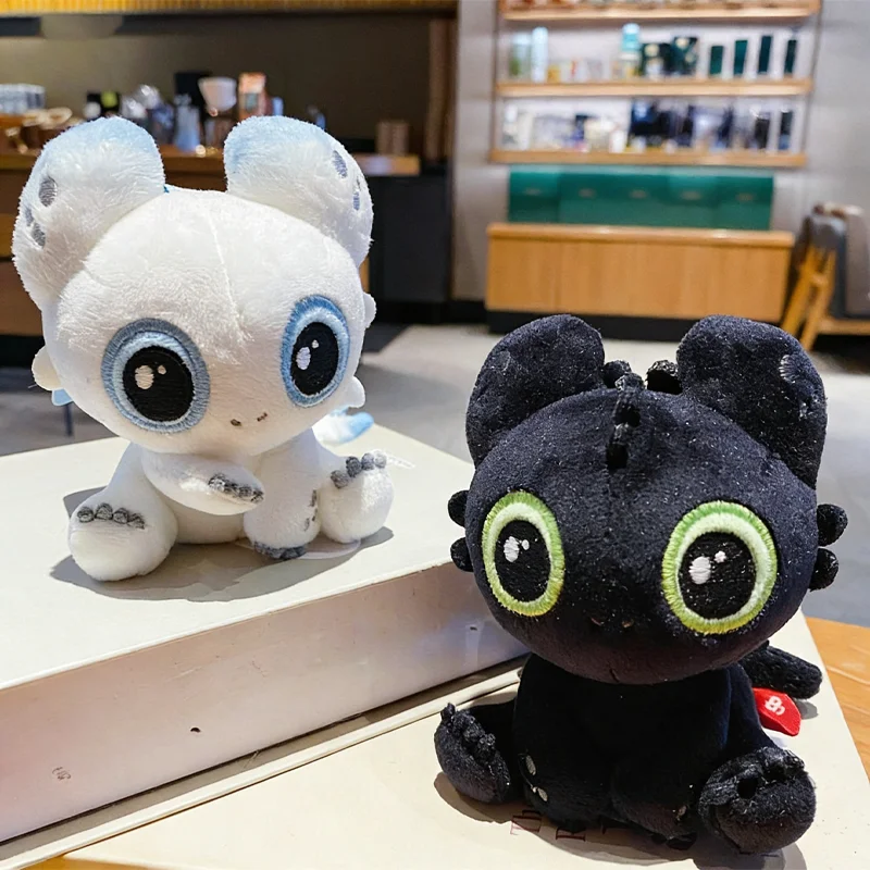 

Cute Toothless Plush Doll Keychain Soft Stuffed Bag Pendant Cartoon Backpack Charm Lovely Trendy Toy Anime Fans Surprise Gift