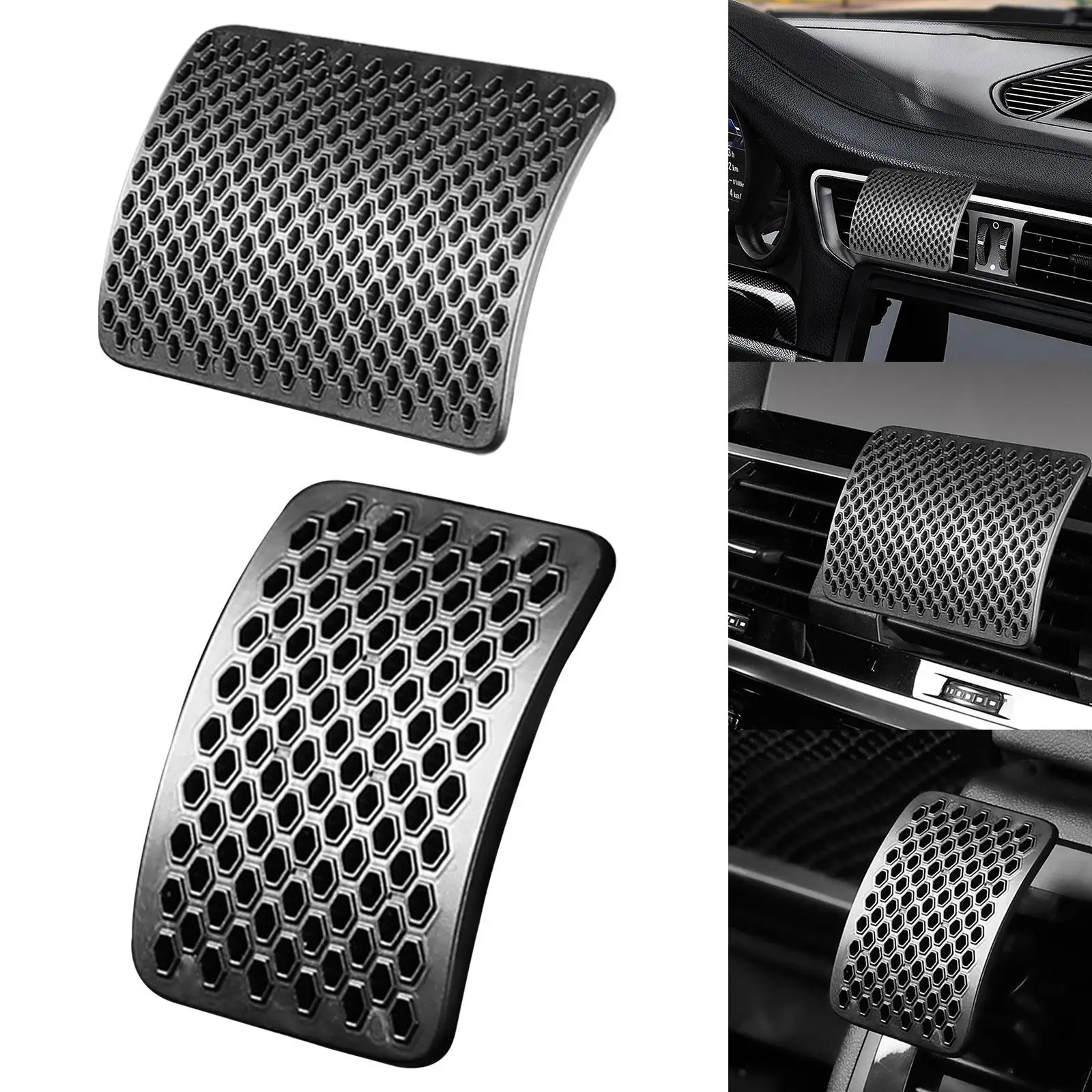 

Automotive Air Conditioner Deflector Universal Fit Plastic Wind Shield Vent Cover for Car Interior Airflow Control