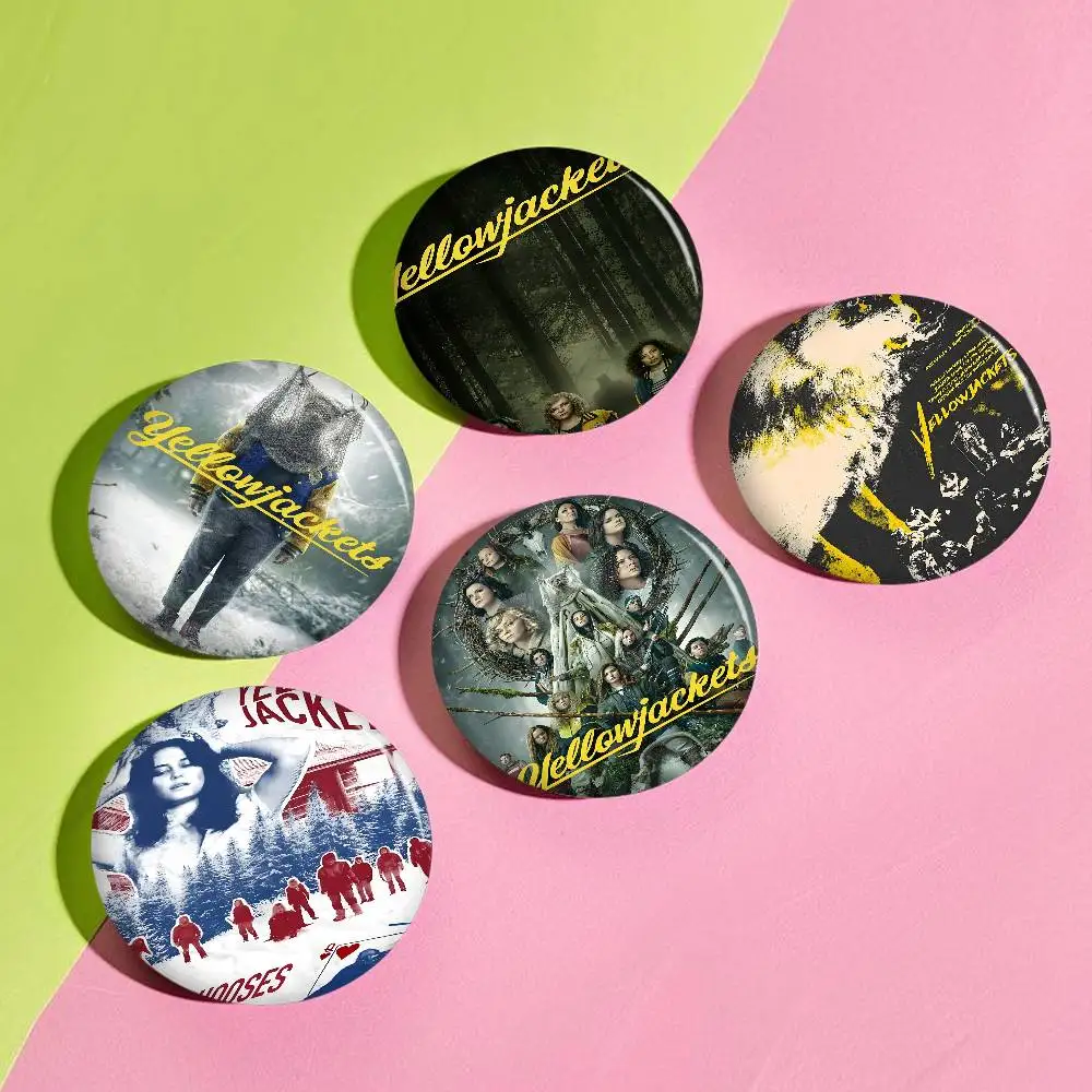 Movie Y-Yellowjackets 32/44/58MM Customizable Button Pins Cute Funny Creative Badge Jewelry Decor Gifts for Friends