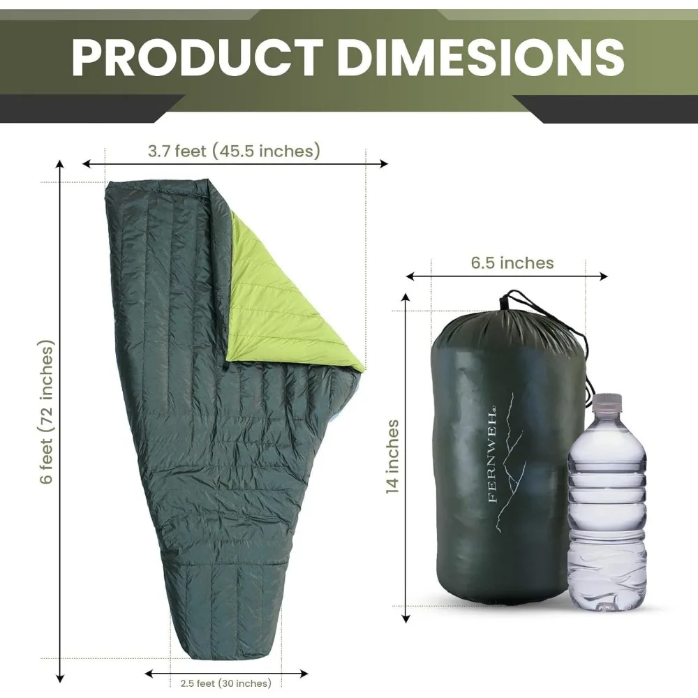 Ultralight Down Quilt Sleeping Bag 3
