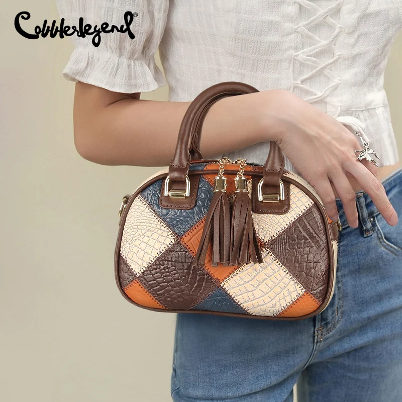 

Cobbler Legend Women's Mini Handbags for Women Luxury Shoulder Bag Vintage Leather Female Messenger Bags