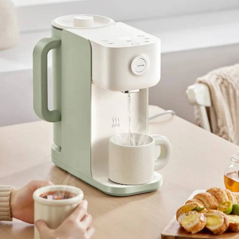 Bear instant hot water dispenser, household mini kettle, countertop automatic water heater, 2L upgraded glass water tank.
