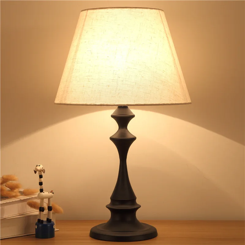 

Table Bedroom lamp bedside lamp American simple modern wrought iron living room lamp Household appliances