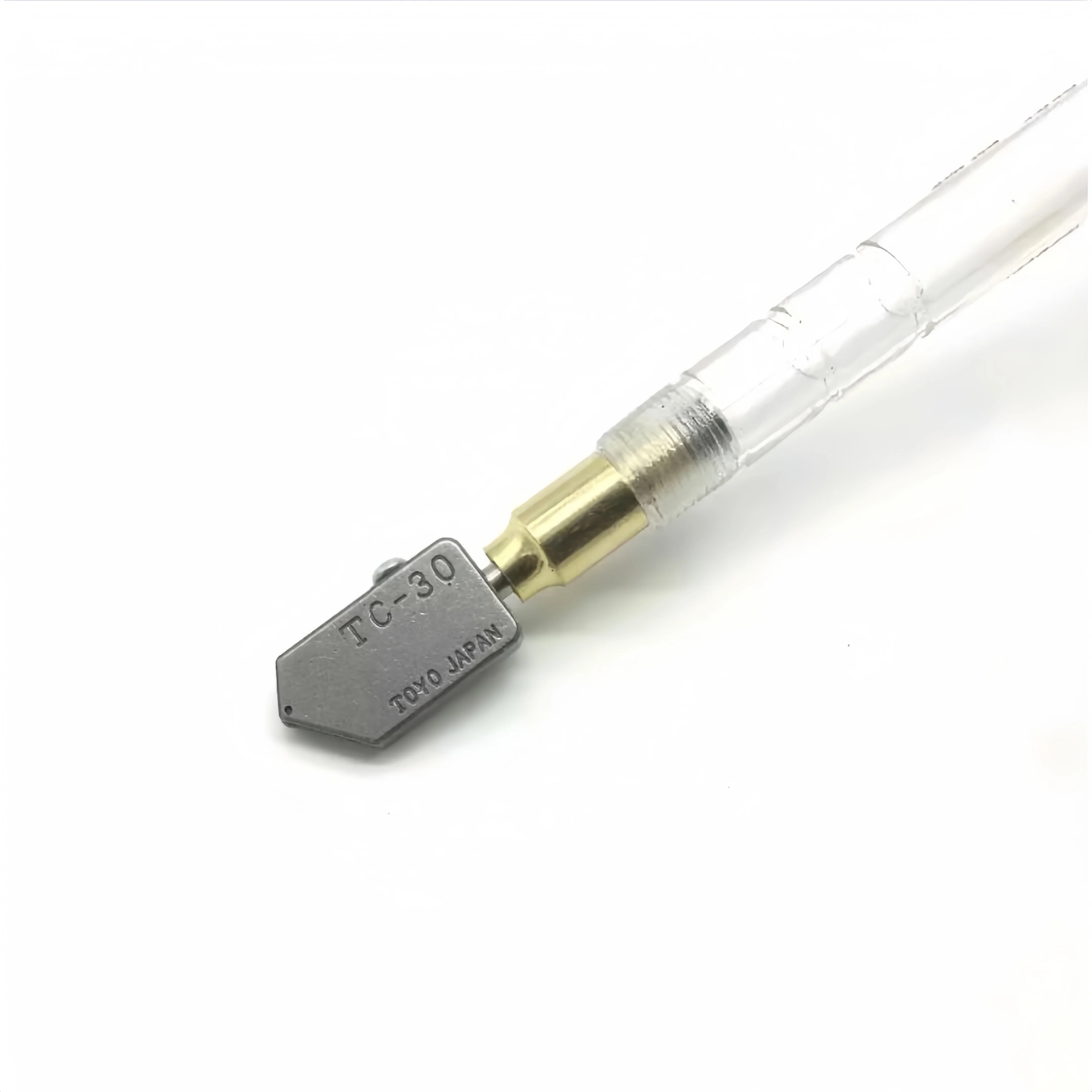 

Toyo TC-30 Glass Cutter Tool Oil Lubricated Cutting 3-12mm Mirror Tiles Glass Tungsten Carbide Wheel Glass Cutter