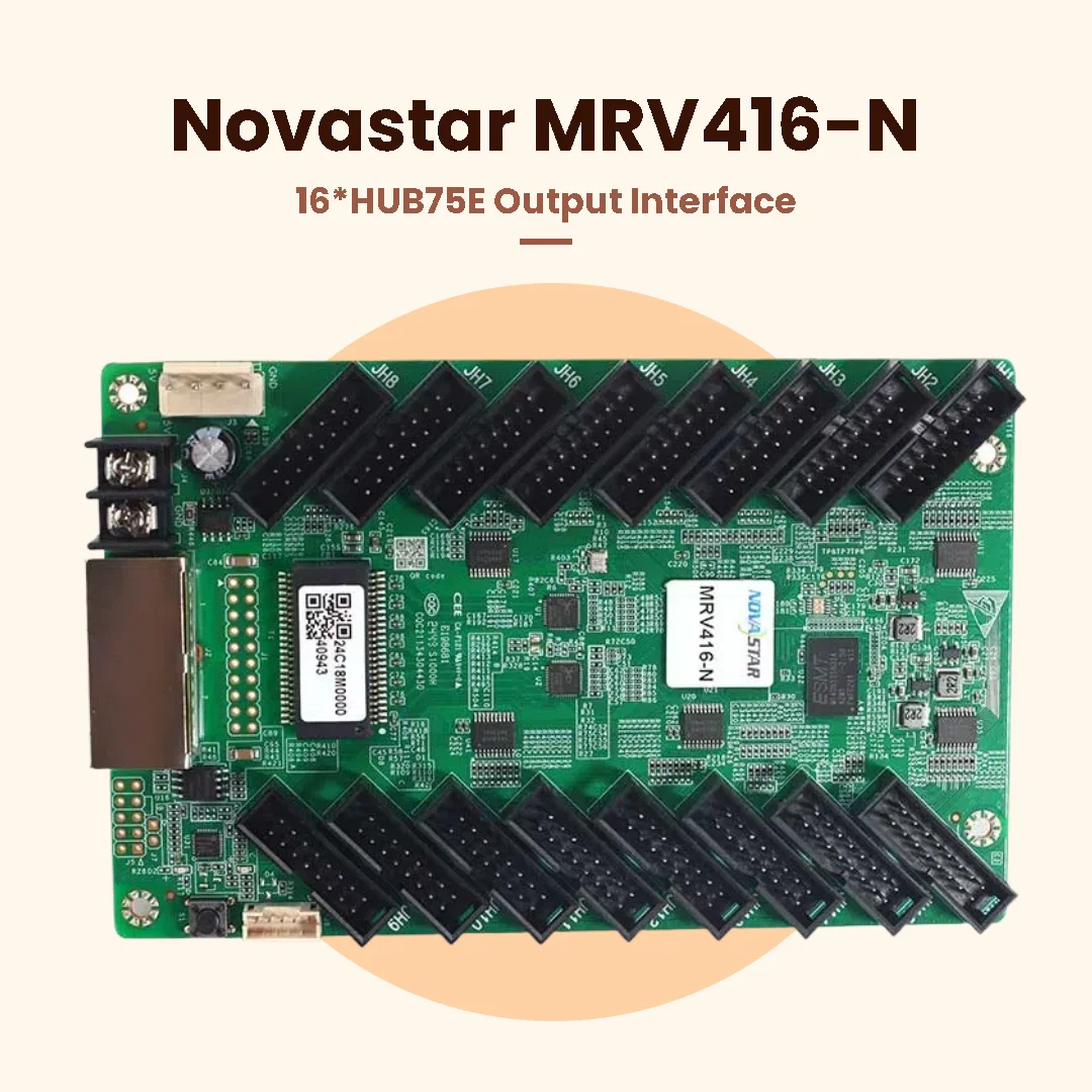Novastar MRV416-N Receiving Card with HUB75E*16 Output Interface for LED Display