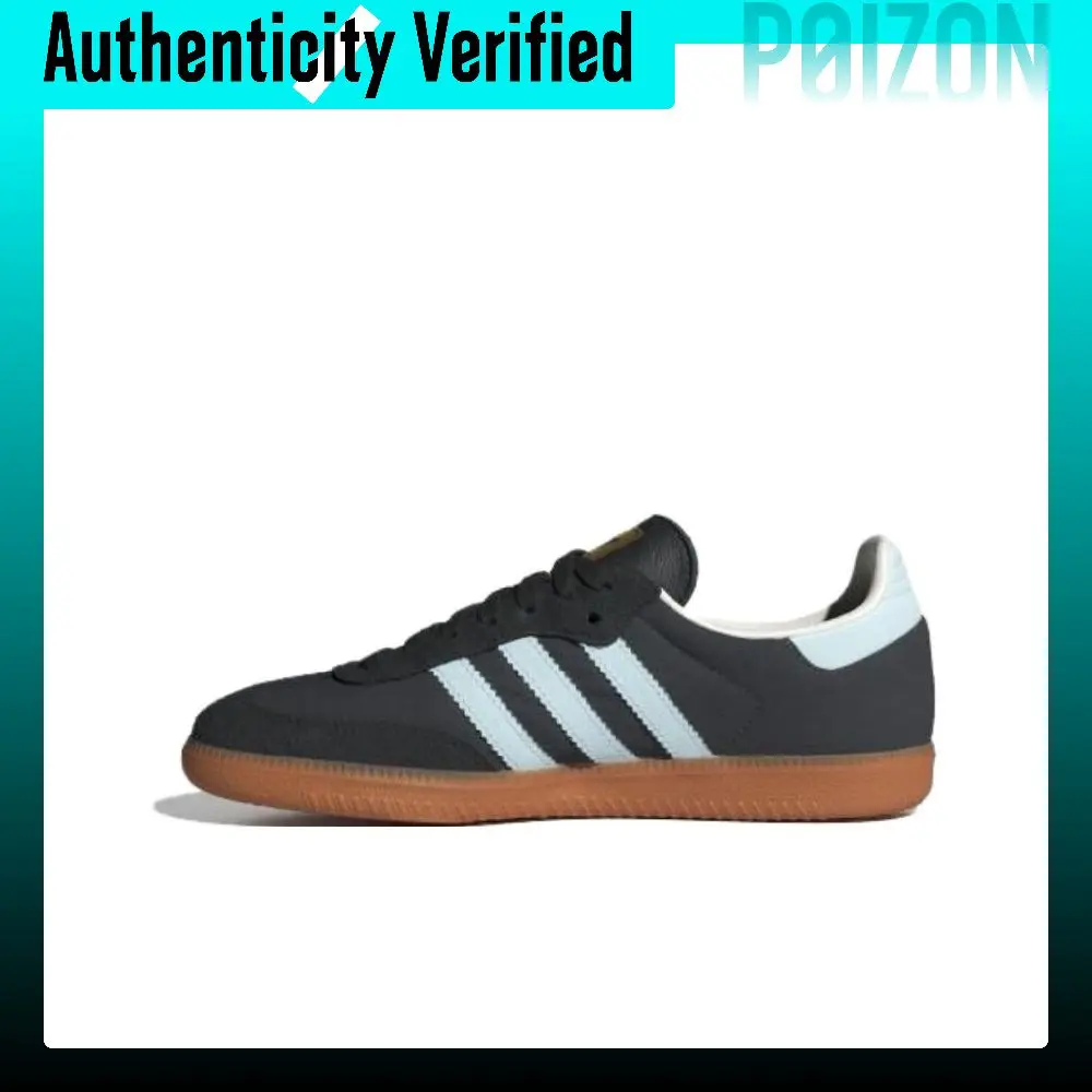 Adidas Originals SAMBA OG Low top Skateboard Shoes Women's Black White Brown ID0493