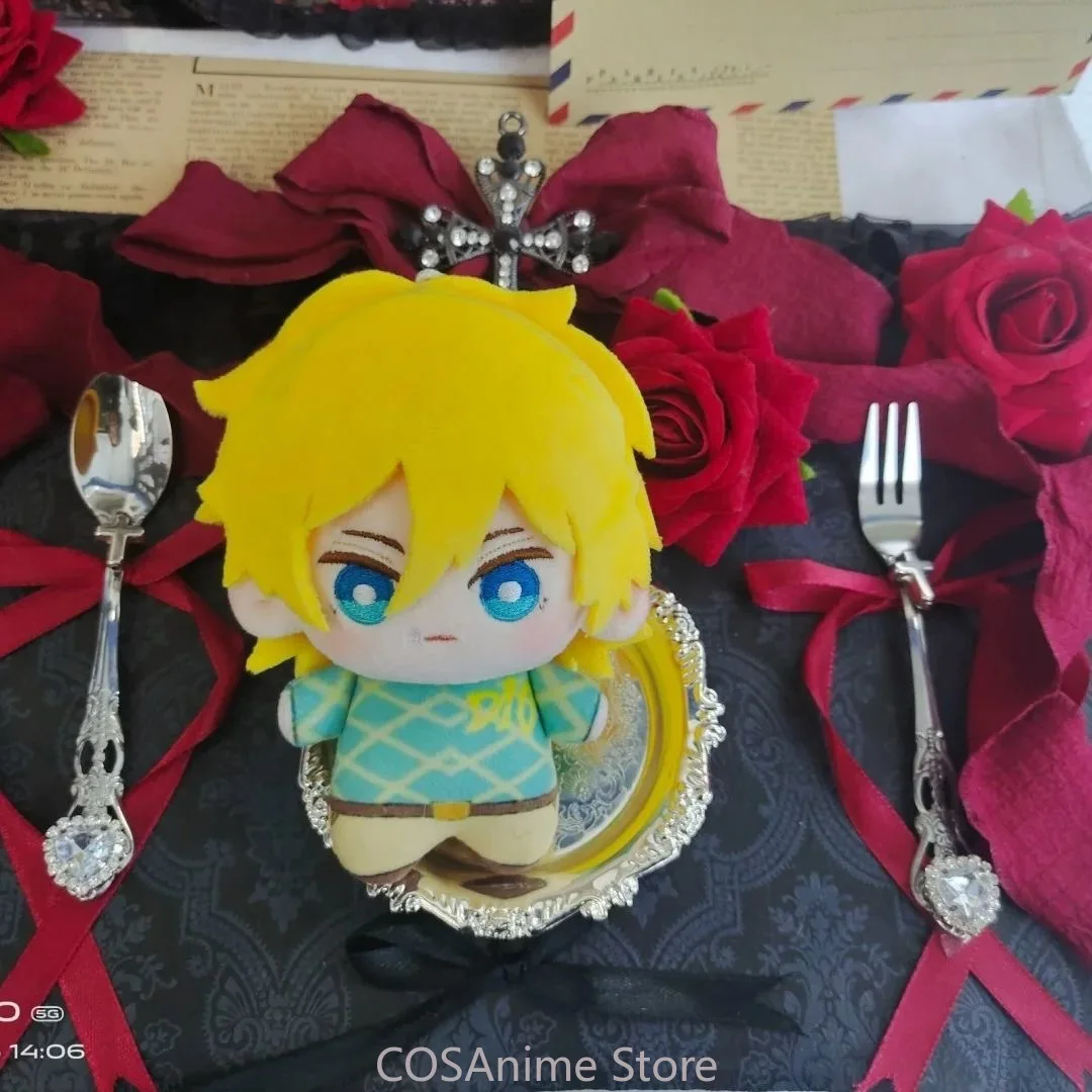 

Anime Role Diego Brando Printing Cute Cosplay Maumet Puppet 10CM Pendant Backpack Keychain Plushies Mascot Gift