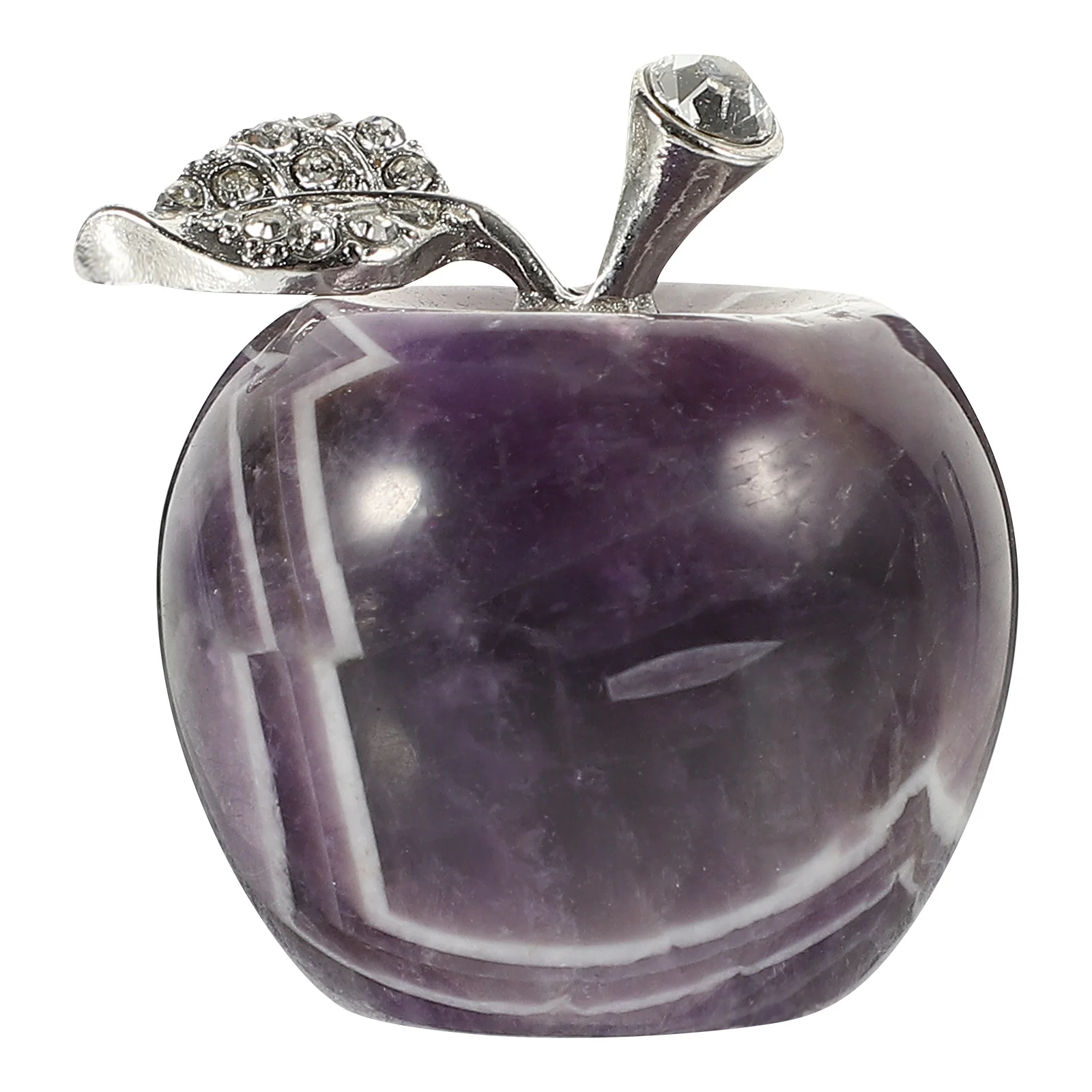 

Creative Crystal Apple Craft Lovely Tabletop Decoration Ideal for Party Weddings Xmas Crystal Apples Adorns