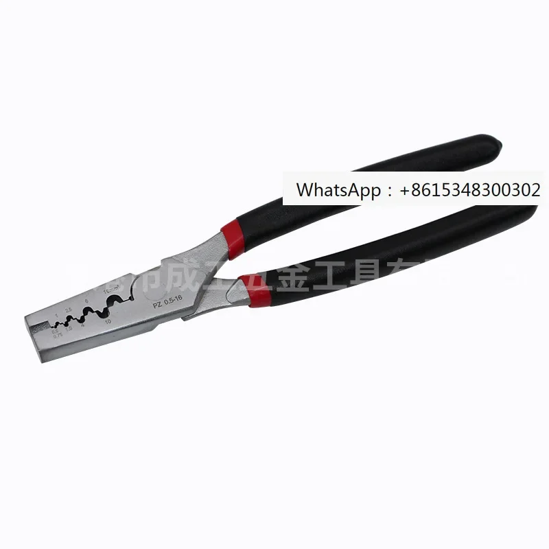 PZ0.5mm ²- 16mm ² German 8.5 inch crimping pliers, cold crimping terminal pliers, crimping pliers, wiring terminal pliers