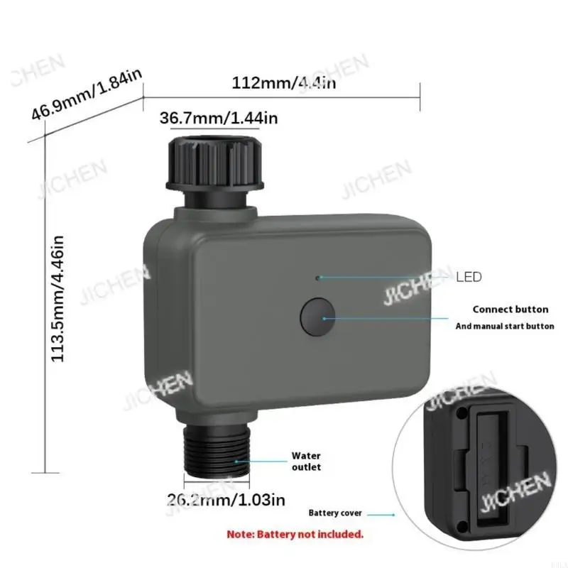 

Автоматическая система орошения для улицы с беспроводным таймером и управлением через приложение
