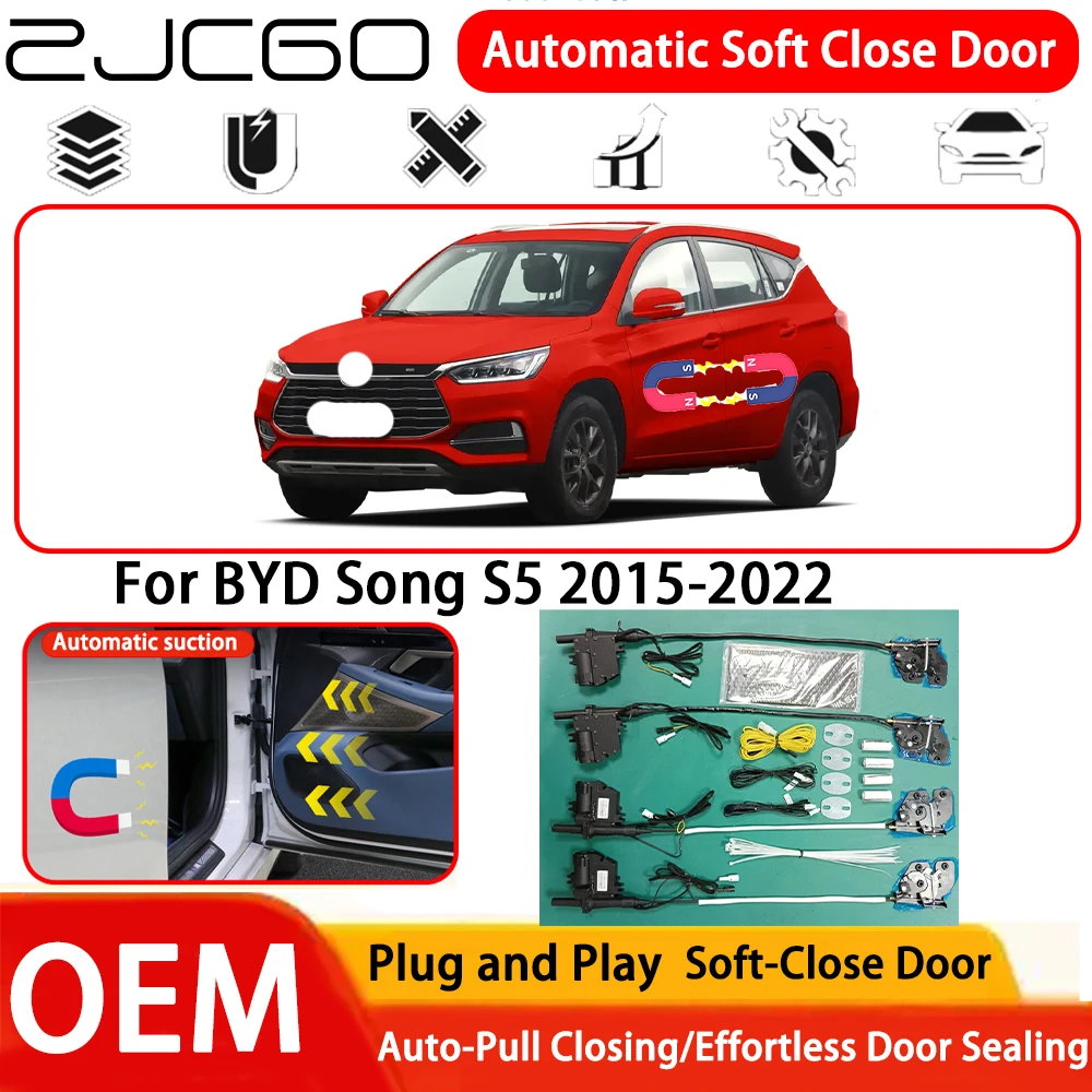 for BYD Song S5 2015-2022 Car OEM Plug and Play Automatic Electric Soft Close Door Comfort Closing System