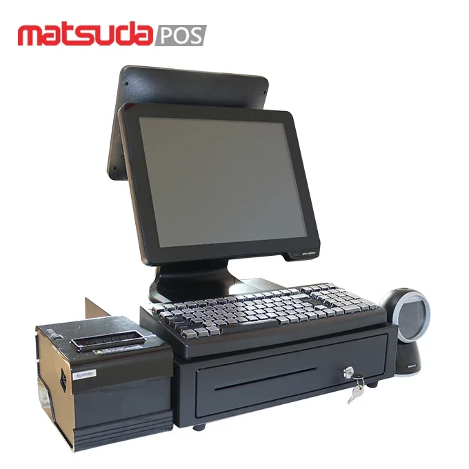 Easy Electronic Cash Register With Scanner For Grocery/Store Table Kiosk