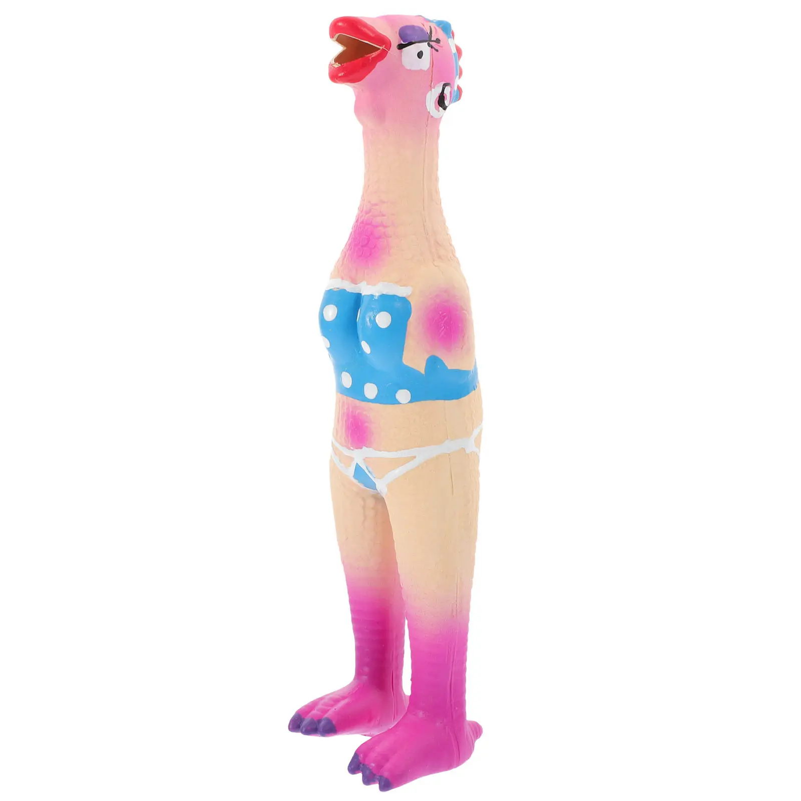 

Screaming Chicken Squeaky Funny Squeeze Stress Relief Party Favor Interactive Scream Noise Rubber Novelty Prank Plaything