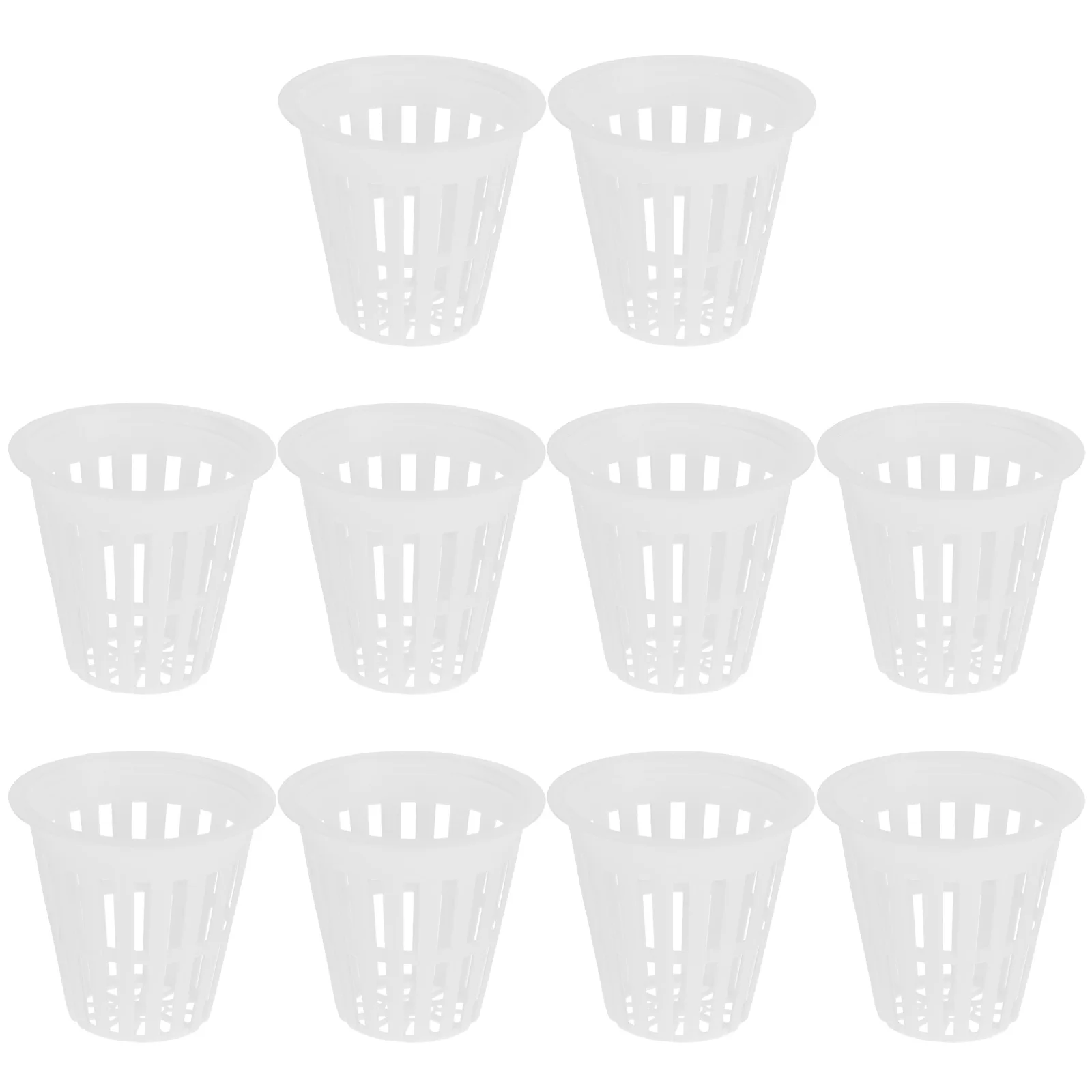 

10 Pcs Cultivation Planting Basket Indoor Cup Planter Mesh Pots Baskets Plastic Net Cups for
