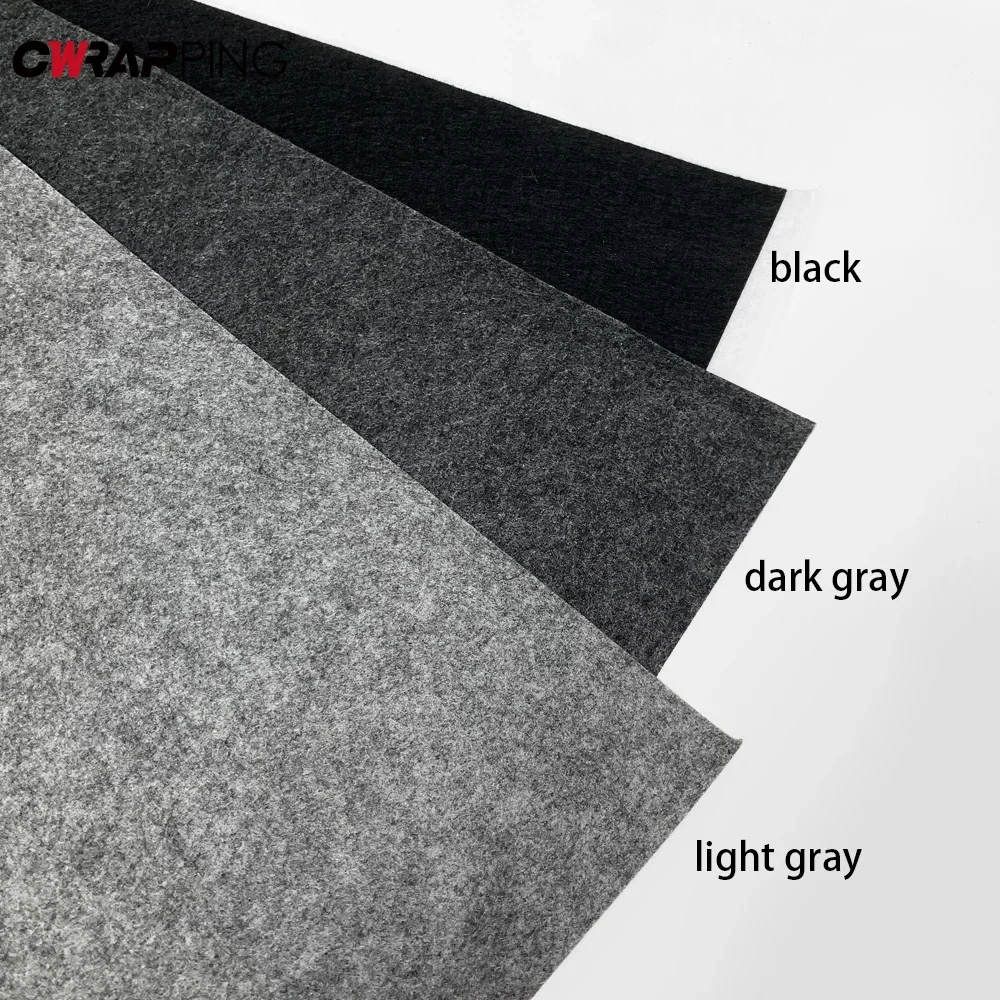Car Interior Floor Felt Self-adhesive Waterproof Stickers Foot Pad Cover Shock Absorber Mute Mat Felt for Home Car Accessories