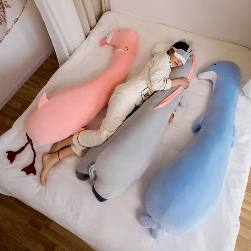 وسادة أرجل نوم لطيفة للأطفال قابلة للإزالة وقابلة للغسل ووسادة رأس طويلة من الجانب