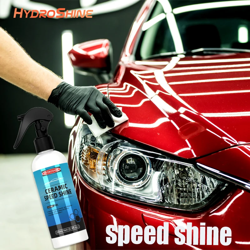 Hydroshine เซรามิค Speed Shine เคลือบสําหรับรถยนต์ป้องกันกันน้ํากันฝุ่นรถ Shine ภาษาโปลิชคํา Black Wax Hydrophobic