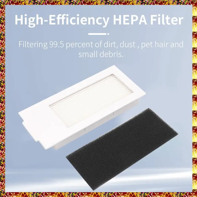 10 قطع غيار بديلة للمكنسة الكهربائية، مرشحات قابلة للغسل لروبوت Ecovacs Yeedi KK