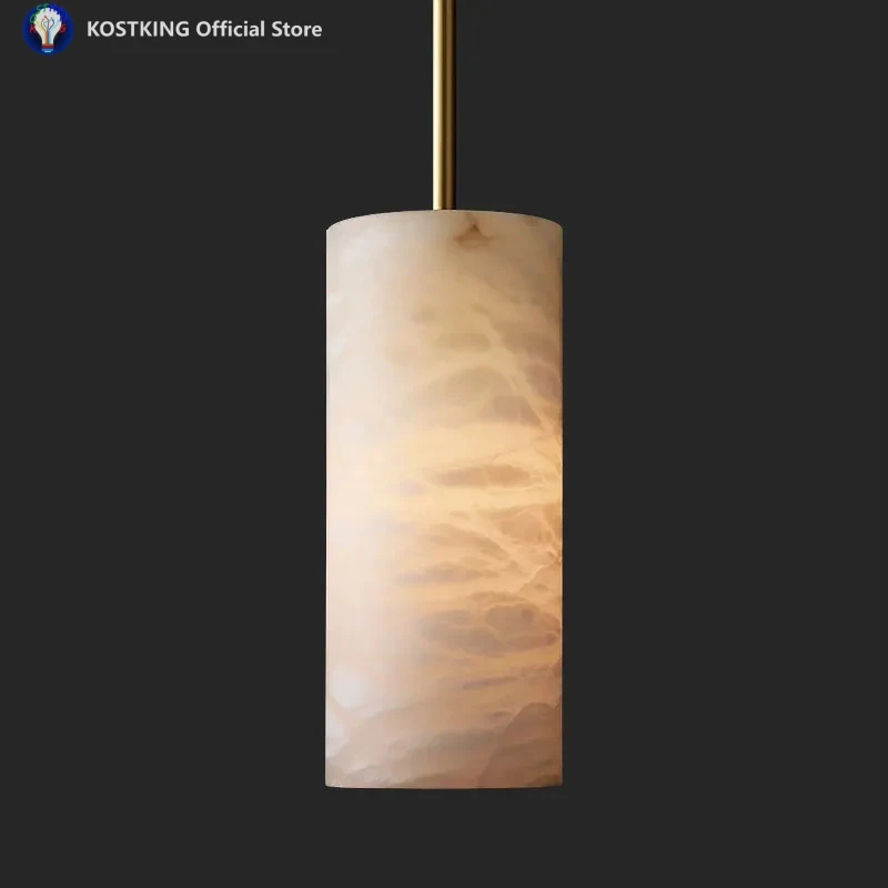 

Simple And Natural Spanish Marble Pendant Lamp For Bedroom Bedside Table Dining Room Bar Coffee Table Corridor Indoor Home Decor