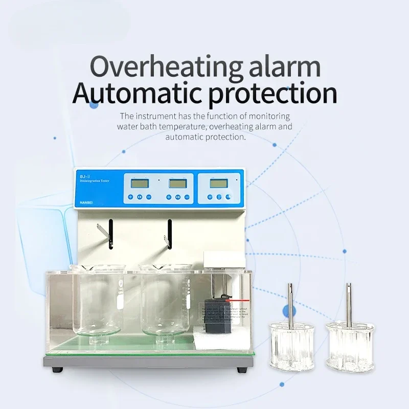 2 Stations Tablet Disintegration Tester for Factory Laboratory Use