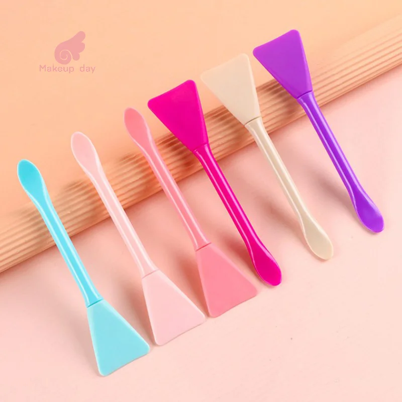

Facial Face Stick DIY Face Brush Spatula DIY Masque Brush Safe Comfortable Silicone Masque Stirring Stick for Girl Skin Care