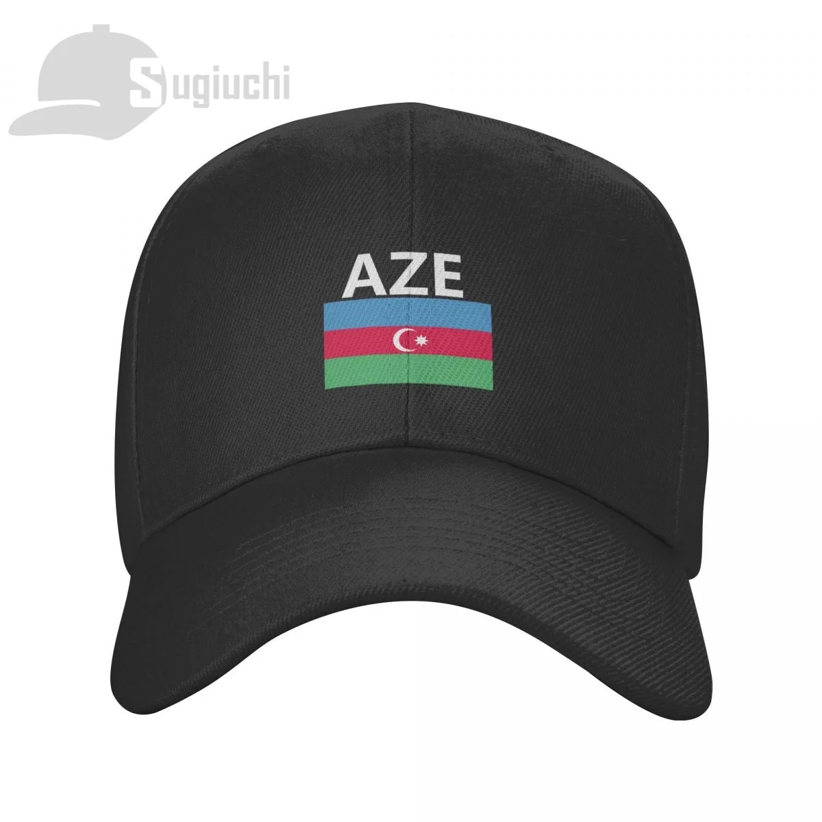 Azerbaijan Country Flag With Letter Sun Baseball Cap Dad Hats Adjustable For Men Women Unisex Cool Outdoor Hat