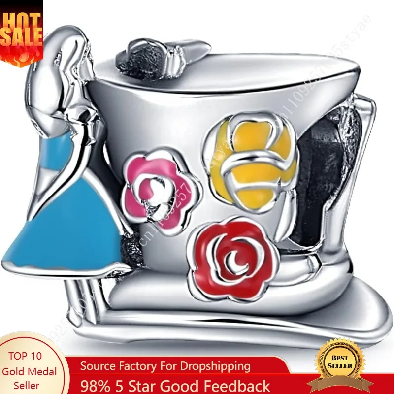 

925 Sterling Silve Charms fits Pandora Bracelets Necklace,5A Zircon Dangle Pendant Bead,Mother's Day Gift Jewelry Beads