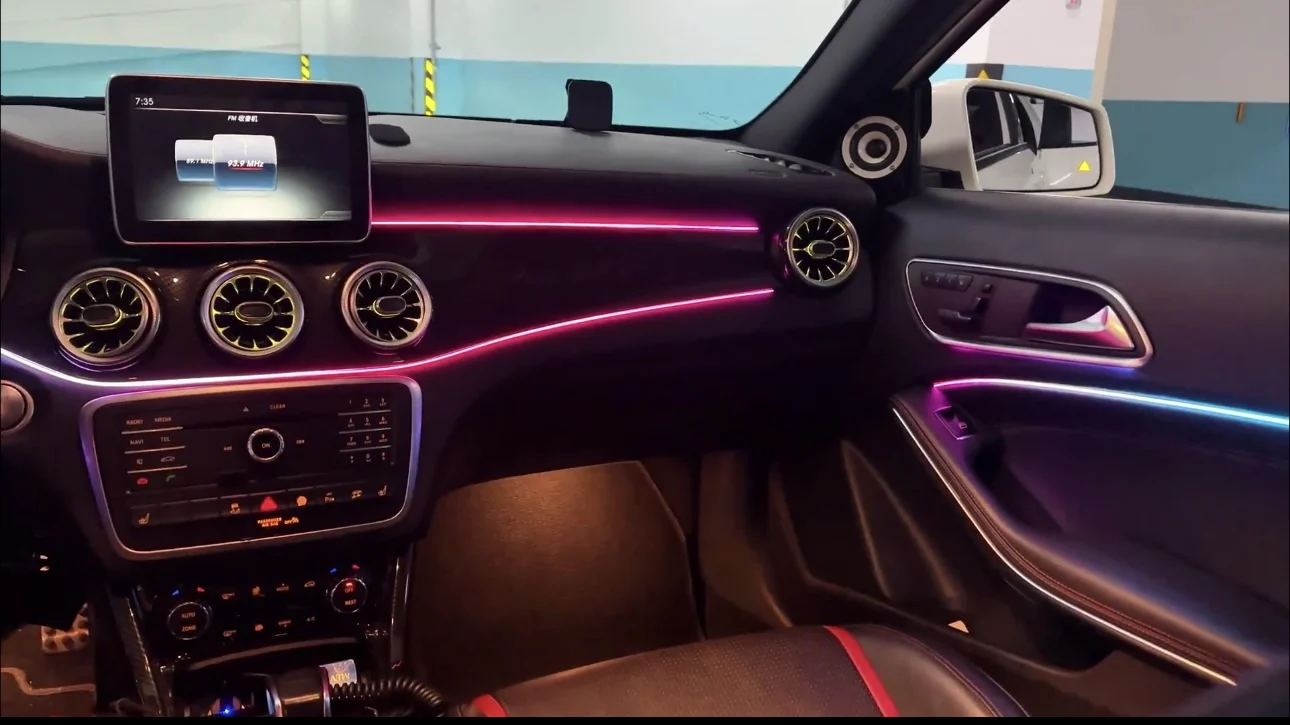 Ambient Light for Mercedes Benz A/ B Class W246 W176 2012-2018 Dynamic Interior Light Upgrade Air Vent Lighting Accessories view 4