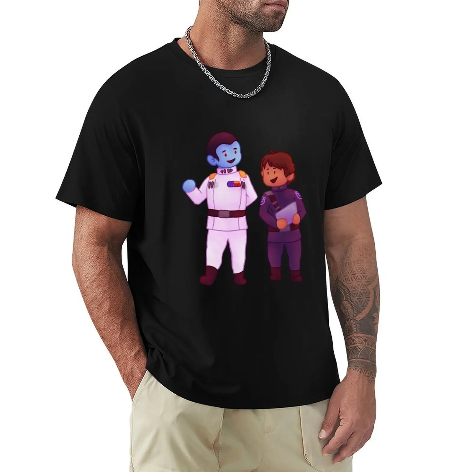 little conversation T-Shirt Modern Print Casual T-Shirt