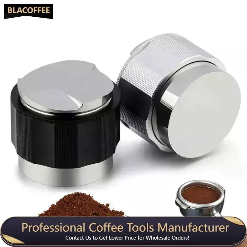 Coffee Distribution Tool  Coffee Leveler 2 In 1 Coffee Distributor Force Tamper Stainless Steel Espresso Powder Press Tamper