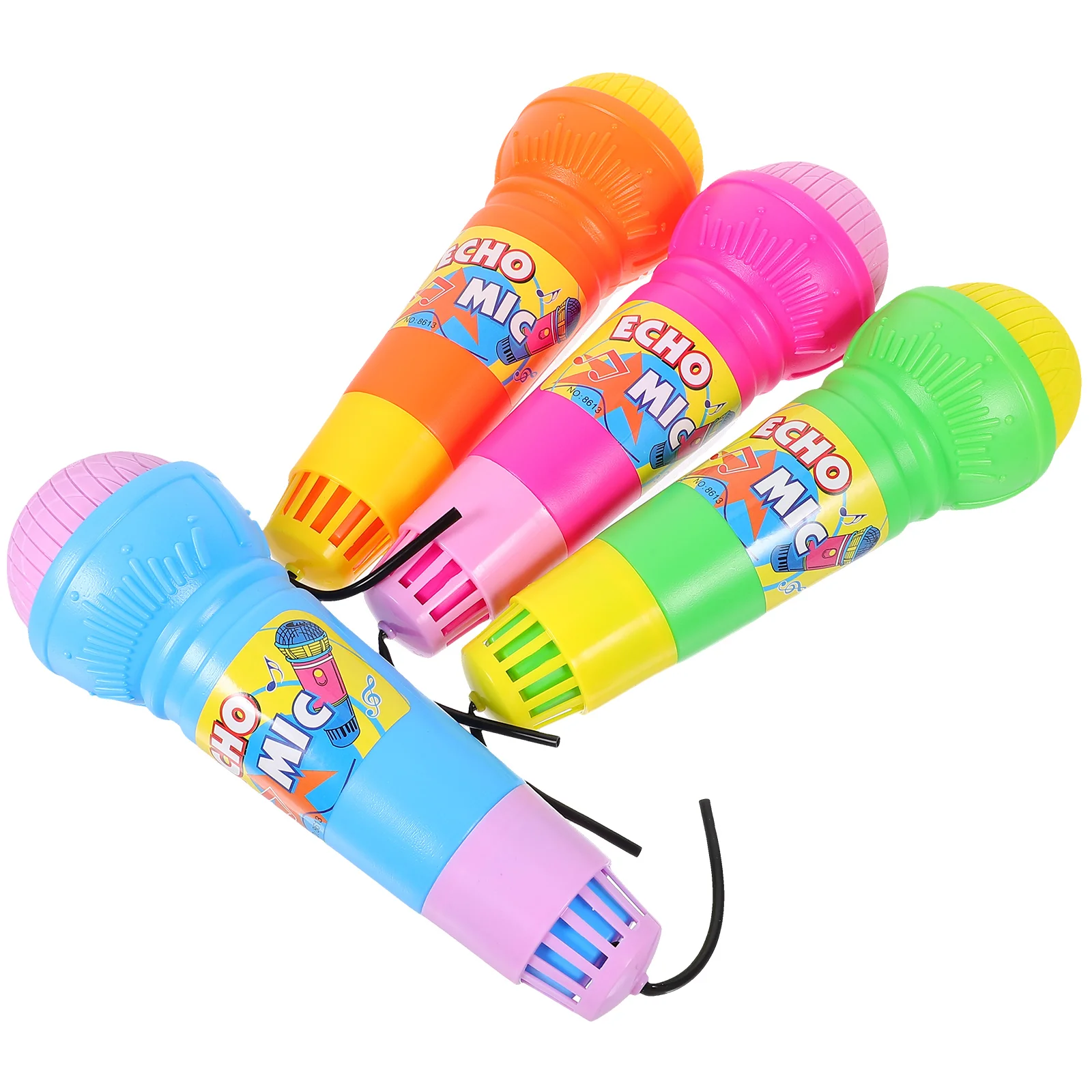 4 Pcs Suitable for Any Theme Echo Effect Music Toys Microphone Children Plastic