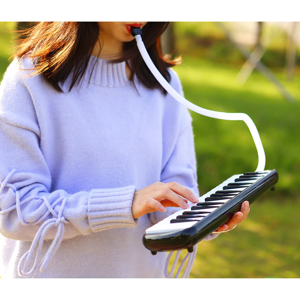 32/37 Keys Melodica Piano Keyboard Style Musical Instrument Harmonica Mouth Organ With Carrying Bag Mouthpiece Educational Gif