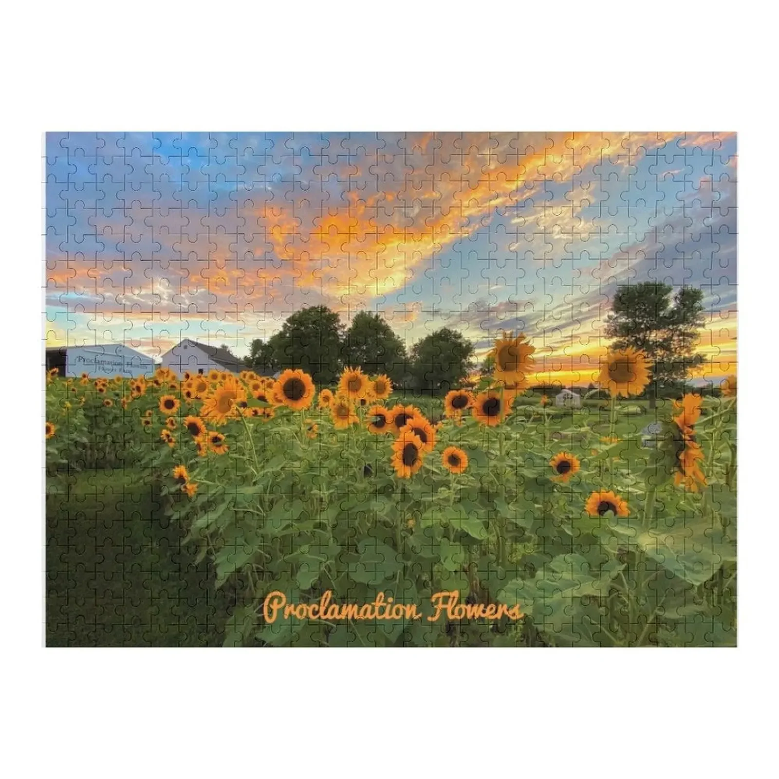 

Sunflower Sunset Jigsaw Puzzle Personalized Gift Wooden Decor Paintings Personalized Kids Gifts Personalized Gift Ideas Puzzle
