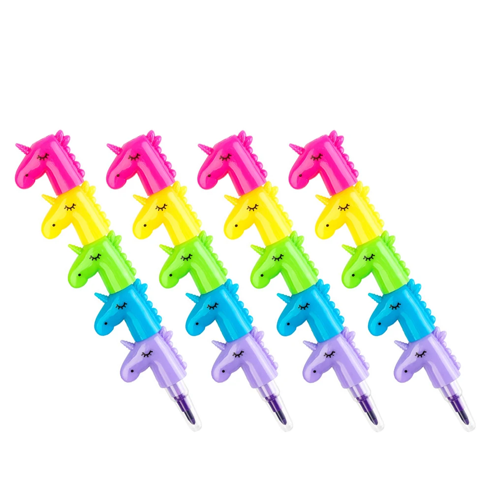 

4pcs Crayons Colorful Drawing DIY Kids Party Favors Birthday Art Supplies School Fun Mini Paint Set