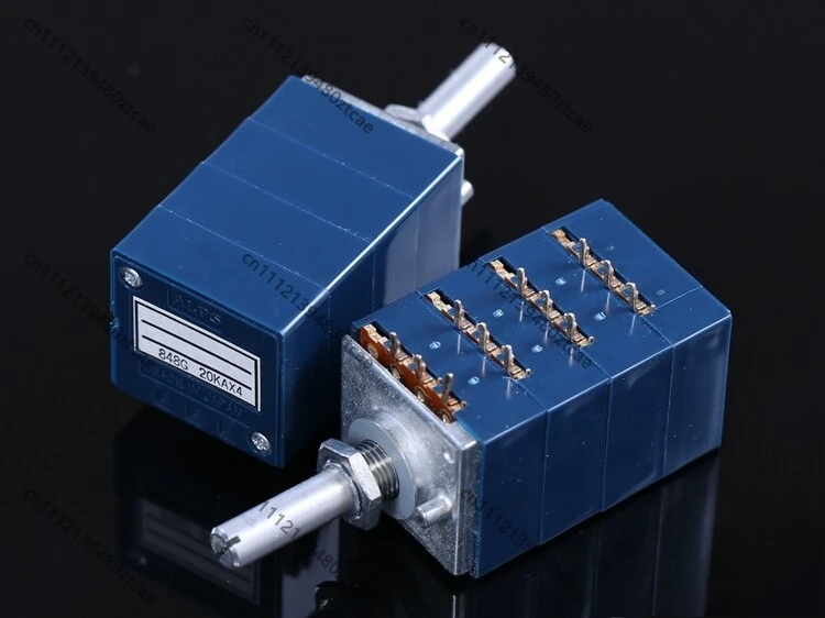27 Type 4-Gang Stepped ，Japan Made Volume Control for 4-Channel  Audio Device