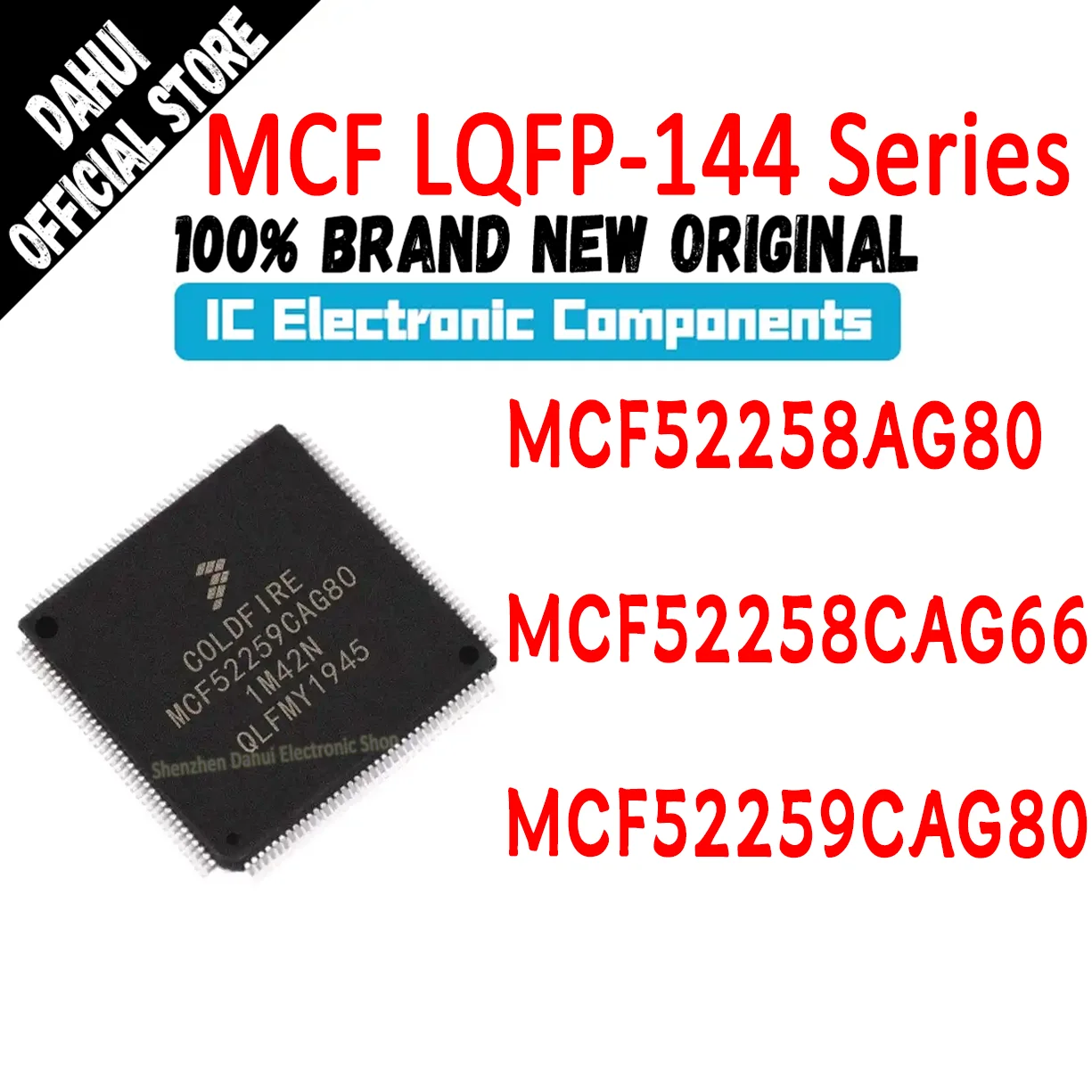 MCF52258AG80 MCF52258CAG66 MCF52259CAG80 MCF52258AG MCF52258CAG MCF52259CAG MCF52258 MCF52259 MCF IC Chip LQFP-144