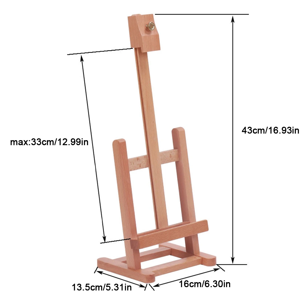 Desktop Painting Stand Studio Display Frame Portable Table Easel for Adults Beginners Artists