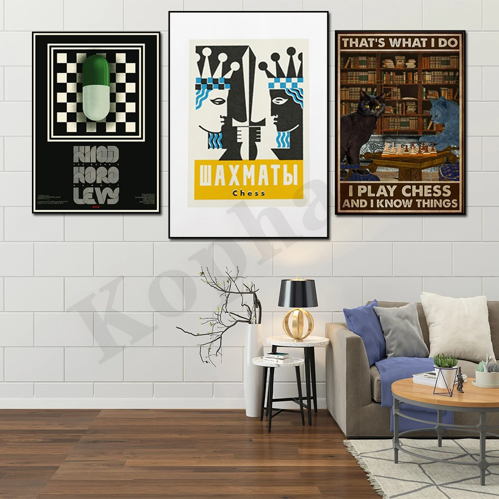 The Queen's Gambit. This Is What I Do. I Play Chess. Things I Know. Life Is Like A Game Of Chess. Poster For Wall Decor