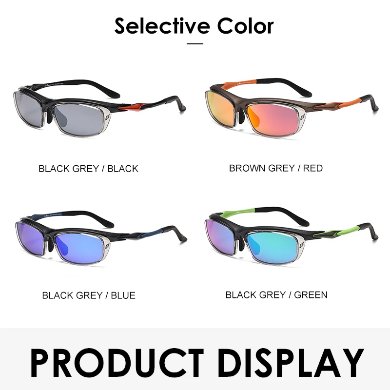 ROGBAE الدراجات النظارات الشمسية الرجال tr90 الرياضة مكبرة النساء دراجة نظارات UV400 الصيد حماية نظارات نظارات شمسية في الهواء الطلق