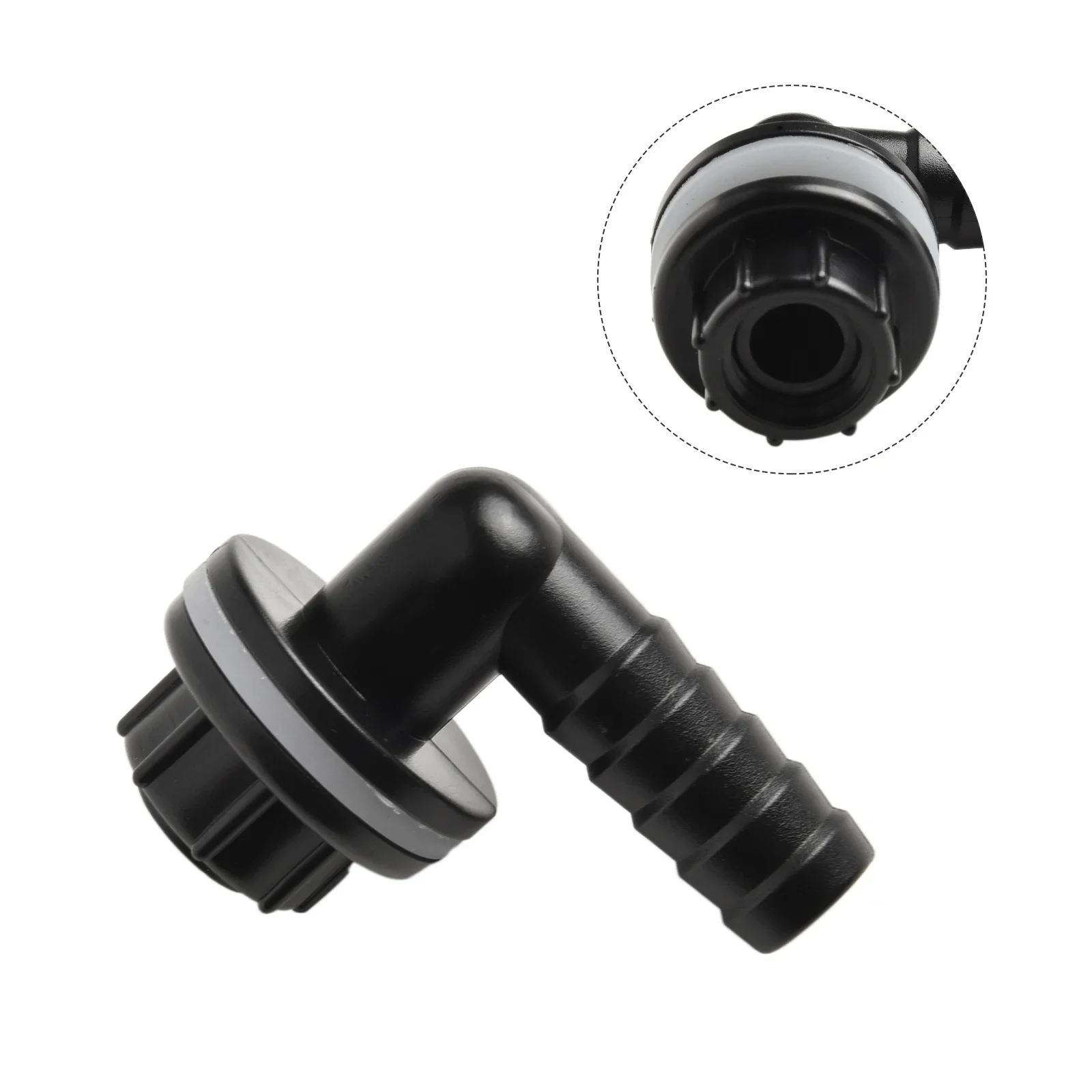 Elbow Connector Plastic Water Tank Outlet Connector Watering Equipment 1PC 3/8