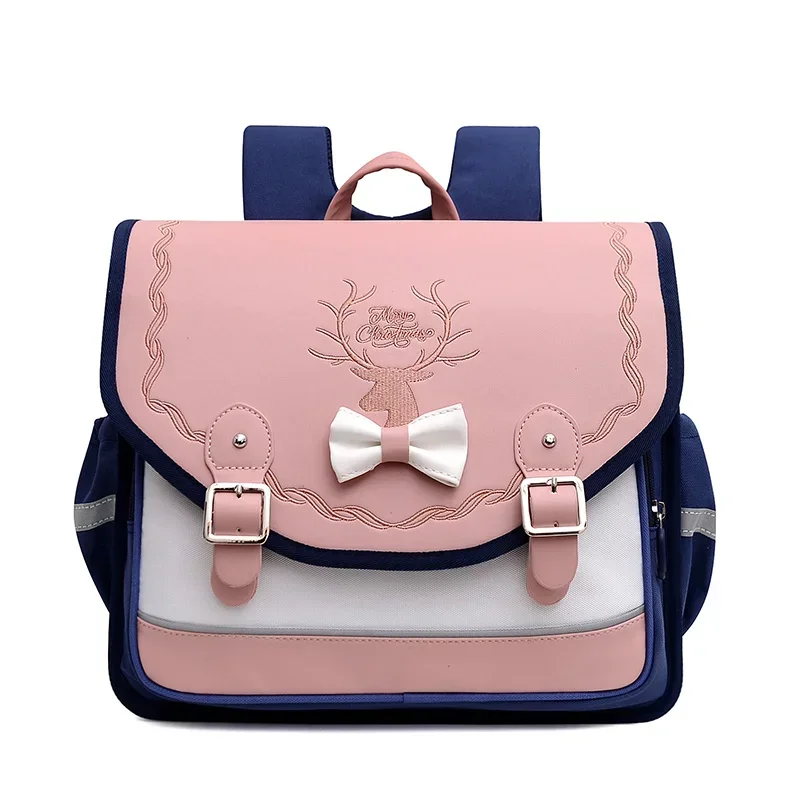 Flap Pocket Sewing Thread Solid School Bags Large Capacity Casual 2024 High Quality Bags for Women Zipper Nylon School Bags