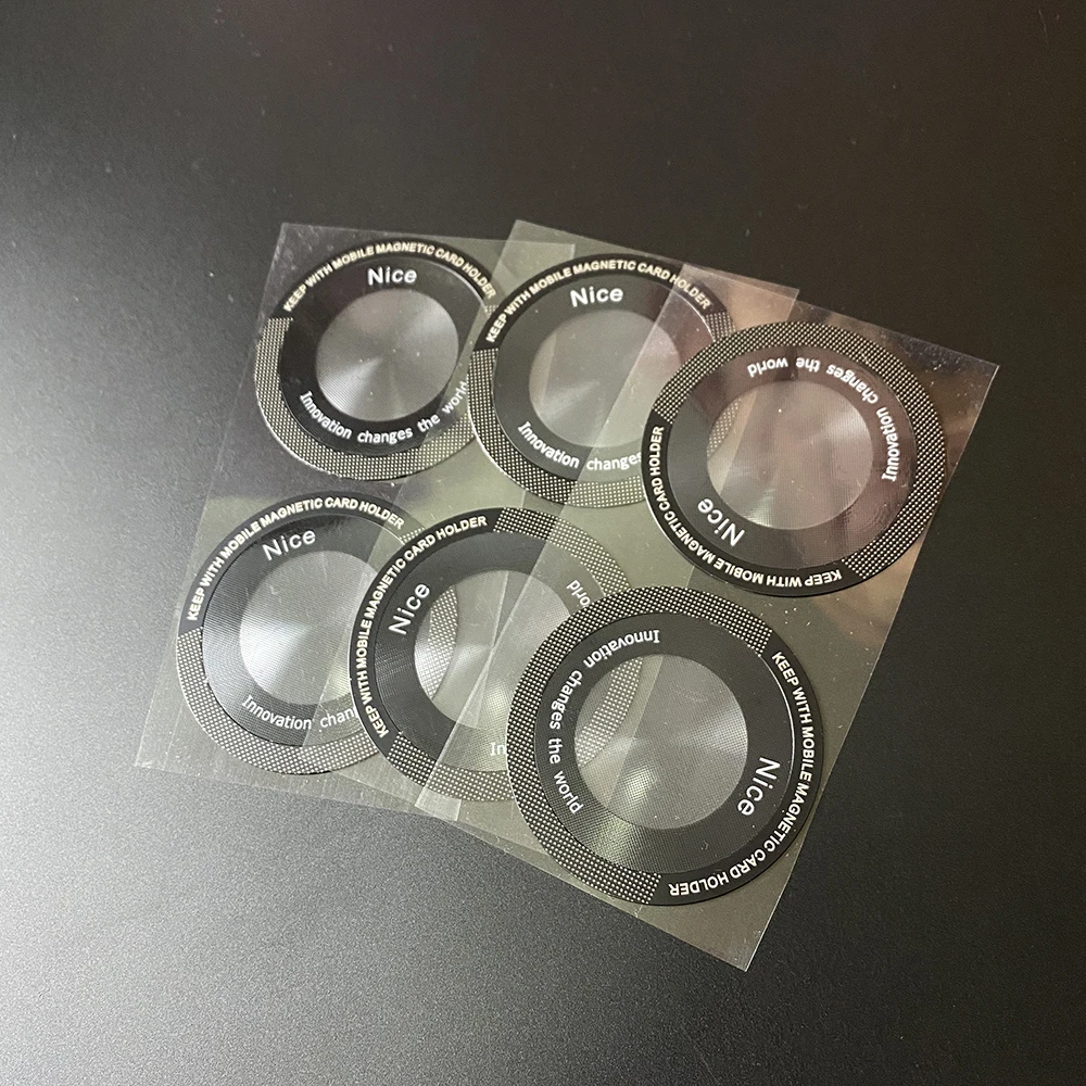 6/10Pcs für Magsafe Magnetische Metall Ring für Telefon Universal Metall Aufkleber Unterstützung Drahtlose Ladegerät Platte Blatt Magnet auto Halter – Detail 4