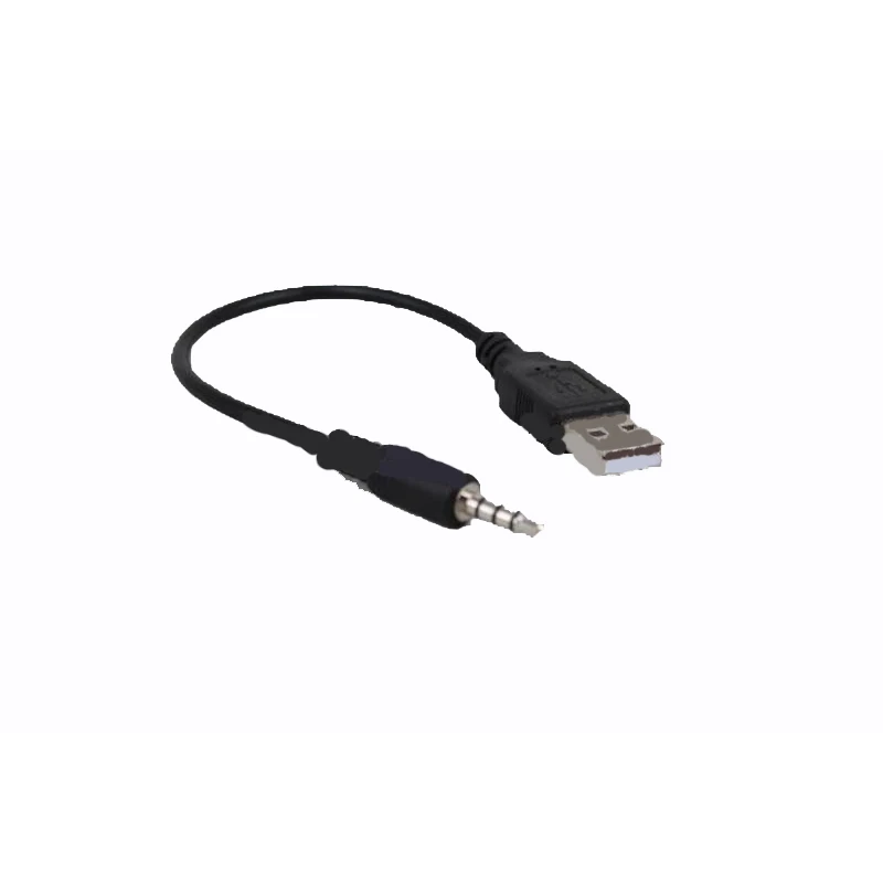 20cm USB male to 3.5mm audio cable Quadrupole audio body data cable for efficient audio transfer High quality conversion line B6