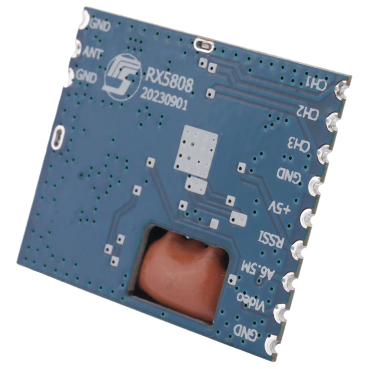 1 Uds FPV 5,8G Mini módulo receptor de Audio y vídeo inalámbrico RX5808 para sistema FPV helicóptero RC