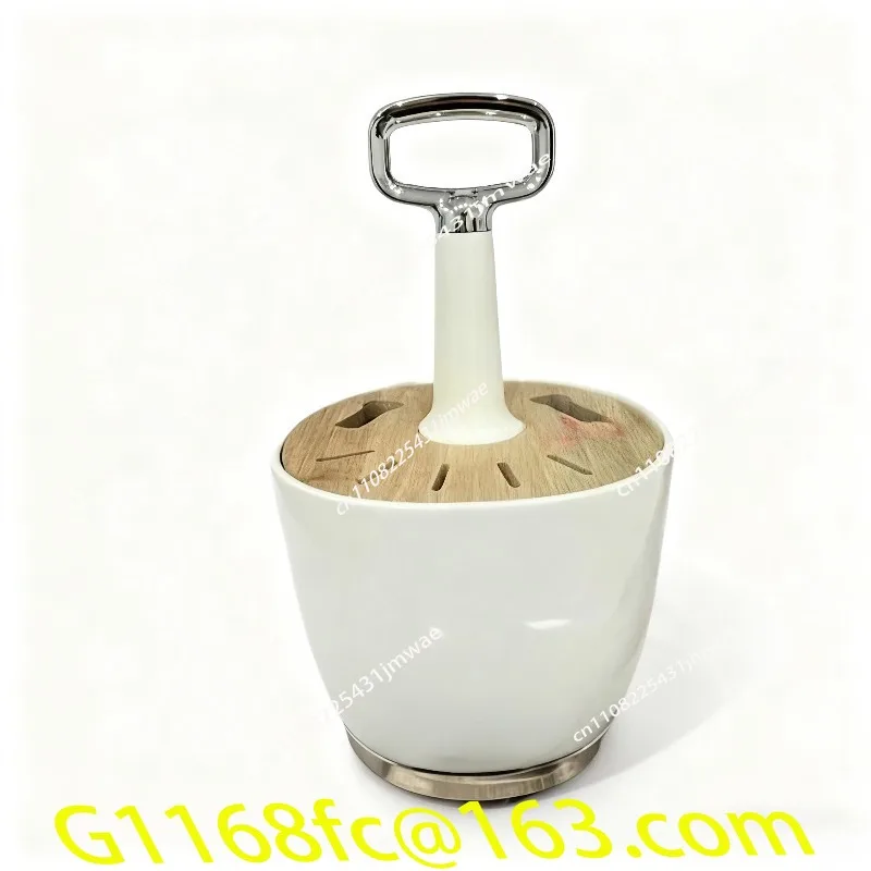 High Quality Stainless Steel Cream Cutlery Rack Smeg Knife Fork Spoon Rack Retro Home Kitchen Storage